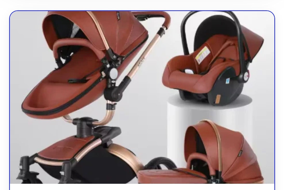Poussette Bébé 3-en-1 Premium-Collection Luxe