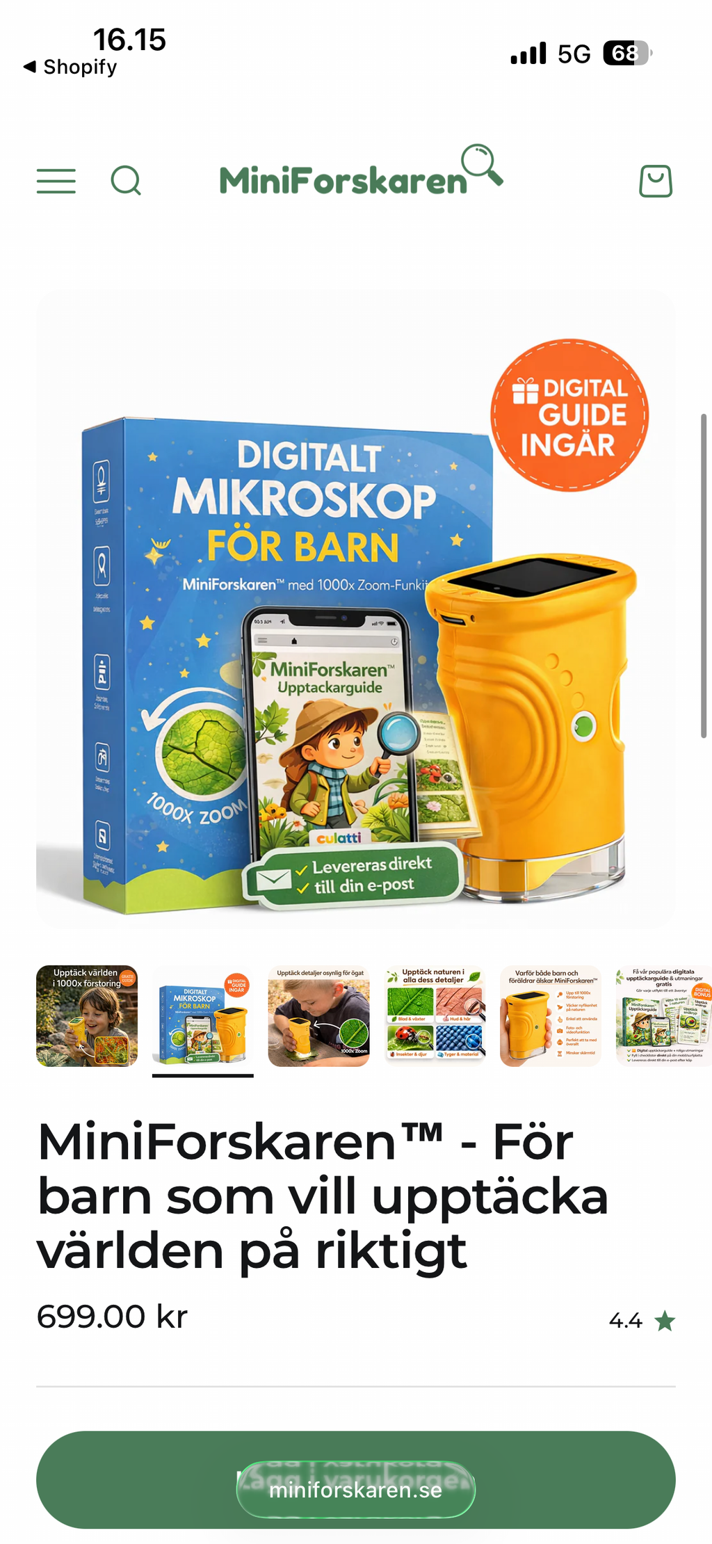 MiniForskaren™ - För barn som vill upptäcka världen på riktigt