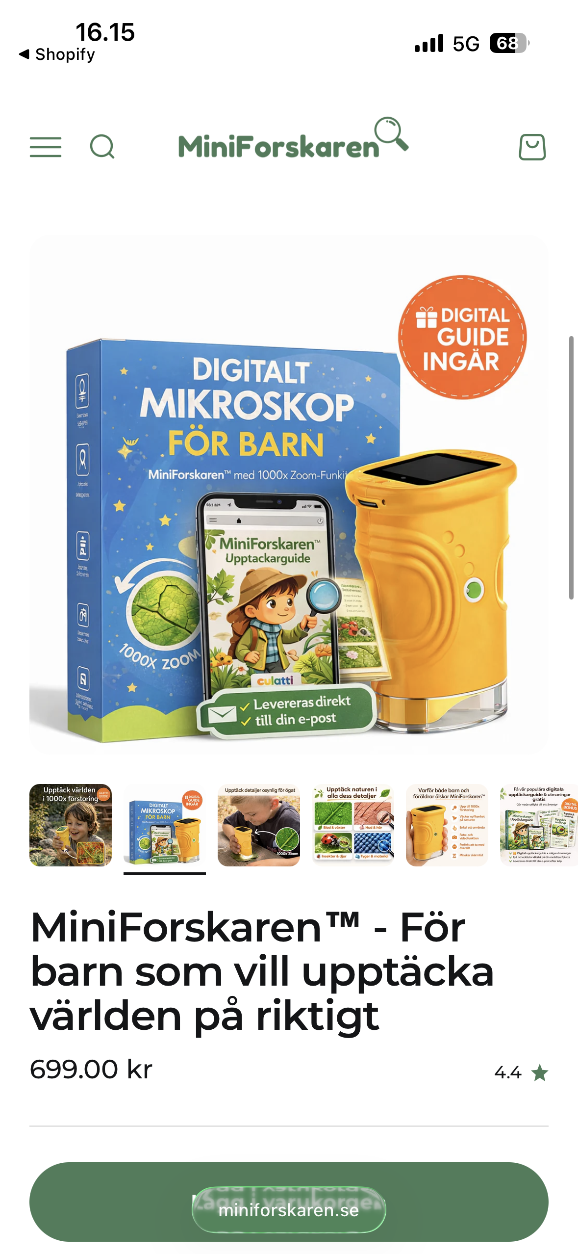 MiniForskaren™ - För barn som vill upptäcka världen på riktigt